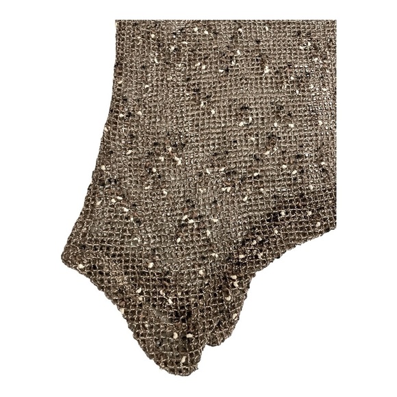 Nina Leonard Mocha Brown Coconut Button Knit Bolero Cardigan size XL - Picture 6 of 10